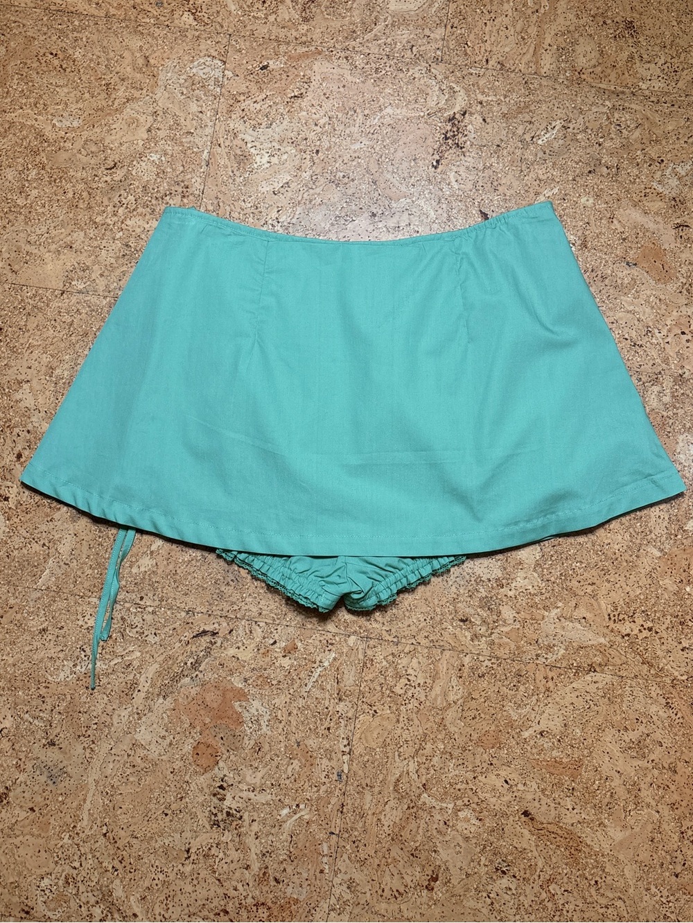 Free People Free-Est 100% Cotton Cherie Skort NWT Pastel Grass Sz M - Picture 3 of 13
